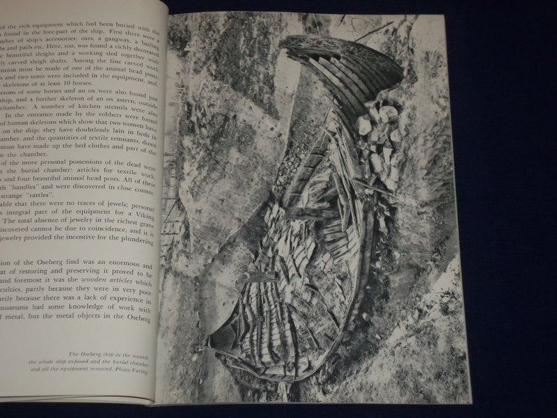1969 THE OSBERG FIND SOFTCOVER BOOK BY THORLEIF SJOVOLD - NICE PHOTOS - J 1651