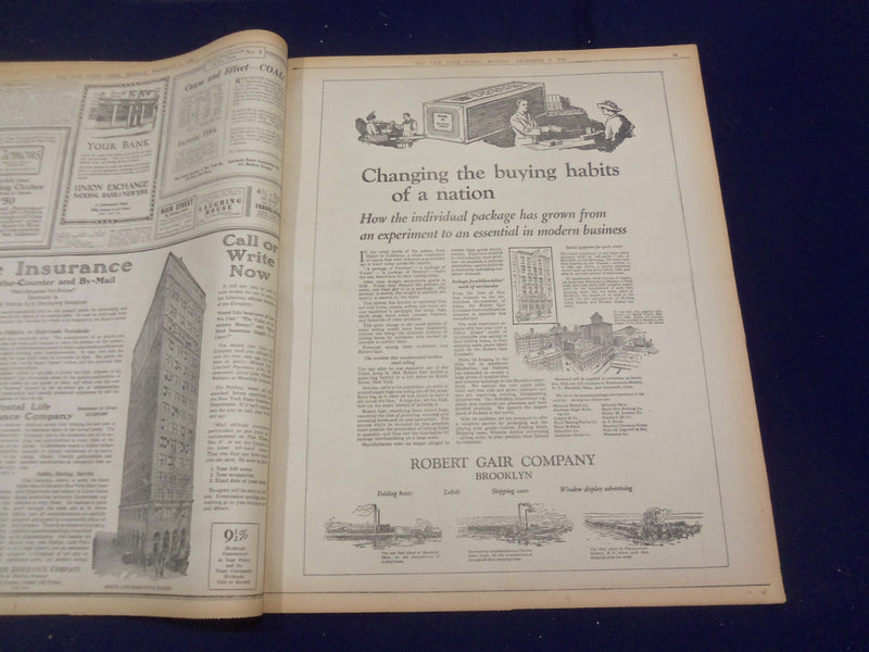 1920 DECEMBER 6 NEW YORK TIMES - HARDING ARRIVES IN WASHINGTON - NT 8476