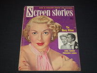 1952 APRIL SCREEN STORIES MAGAZINE - LANA TURNER COVER - E 12313