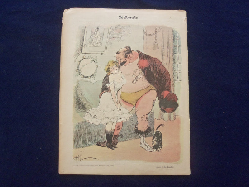1905 JAN 21 LE SOURIRE MAGAZINE - ILLUSTRATED COMEDY - FRENCH TEXT - SP 4866T