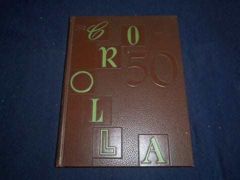 1950 THE COROLLA UNIVERSITY OF ALABAMA YEARBOOK -TUSCALOOSA, ALABAMA - YB 2424