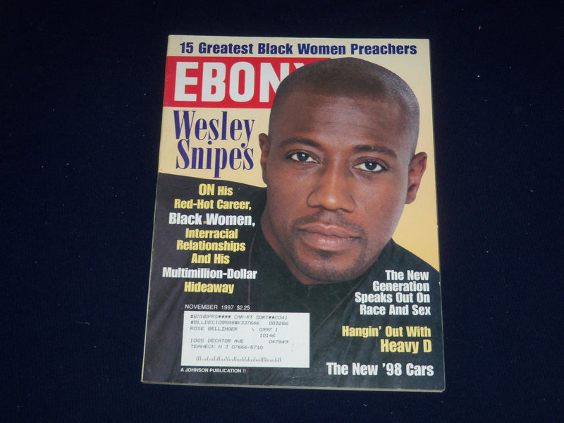 1997 NOVEMBER EBONY MAGAZINE - WESLEY SNIPES COVER - SP 5273