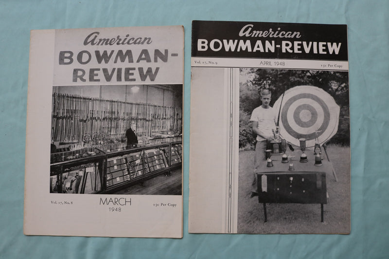 1948 AMERICAN BOWMAN-REVIEW MAGAZINE - COMPLETE YEAR - LOT OF 12 - O 3754