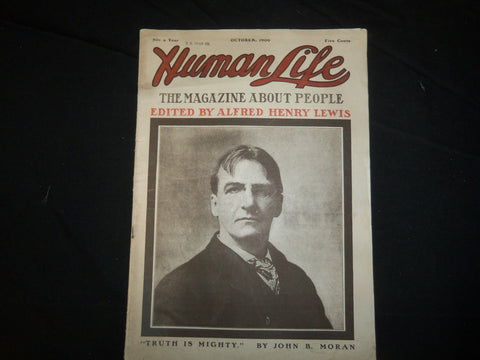 1906 OCTOBER HUMAN LIFE MAGAZINE - JOHN B. MORAN - ST 1930