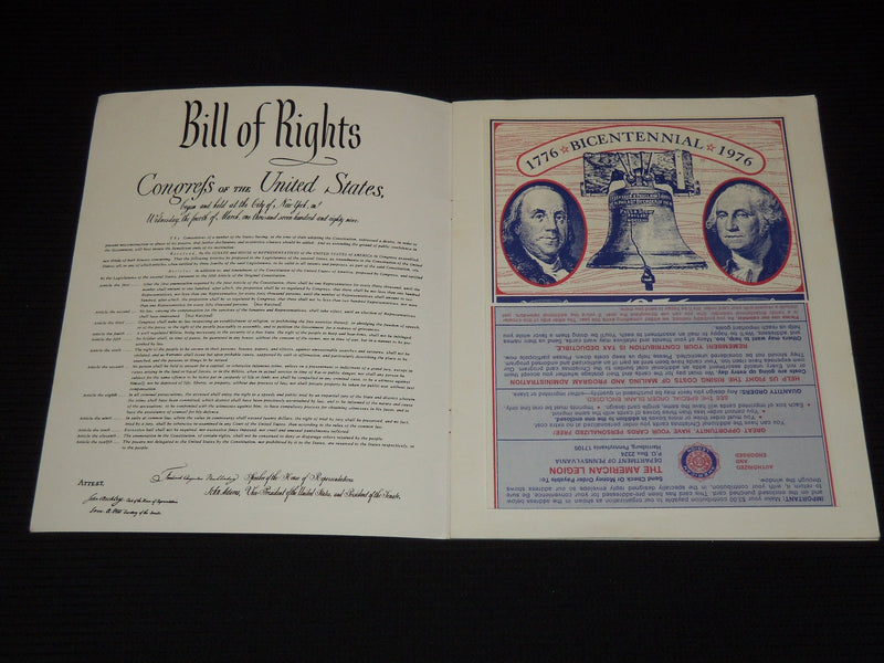 1976 THE BICENTENNIAL PAINTING COLLECTION BOOK - COLOR ILLUSTRATIONS - J 8096