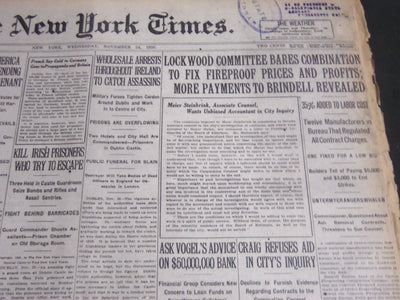 1920 NOVEMBER 24 NEW YORK TIMES - LOCKWOOD COMMITTEE BARES COMBINATION - NT 6785