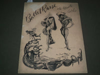 1941-1942 BALLET RUSSE DE MONTE CARLO PROGRAM - GREAT PHOTOS - J 2616