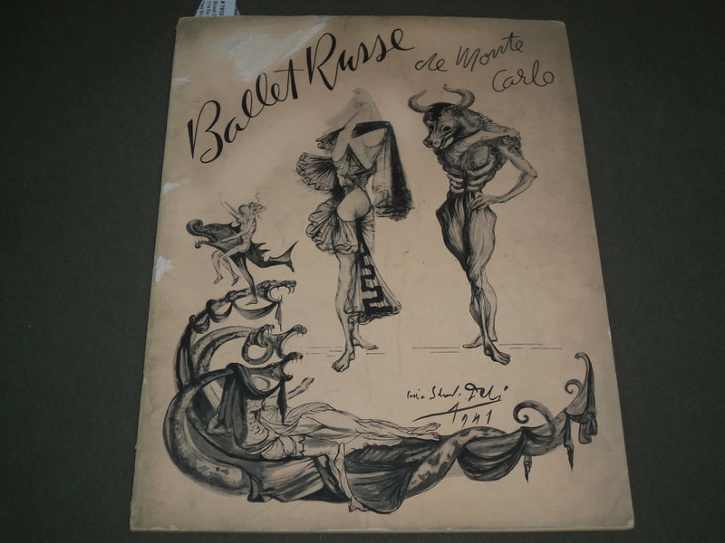 1941-1942 BALLET RUSSE DE MONTE CARLO PROGRAM - GREAT PHOTOS - J 2616