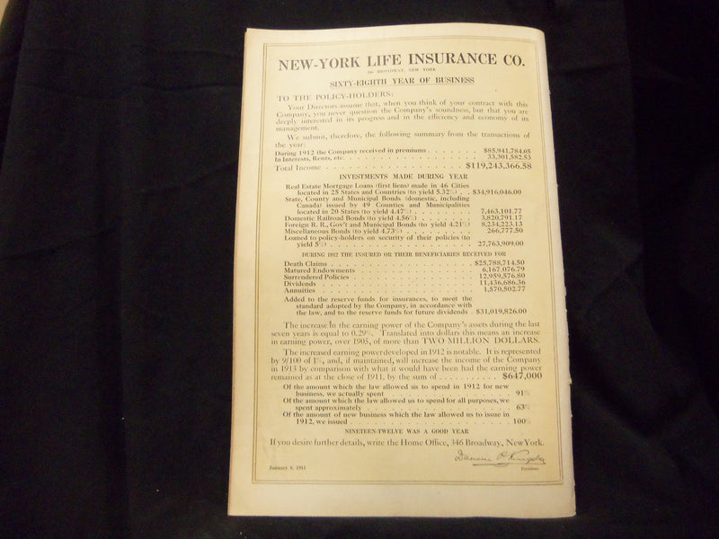 1913 FEBRUARY 6 LESLIE'S WEEKLY MAGAZINE - GREAT PHOTOS & ADS - ST 1221