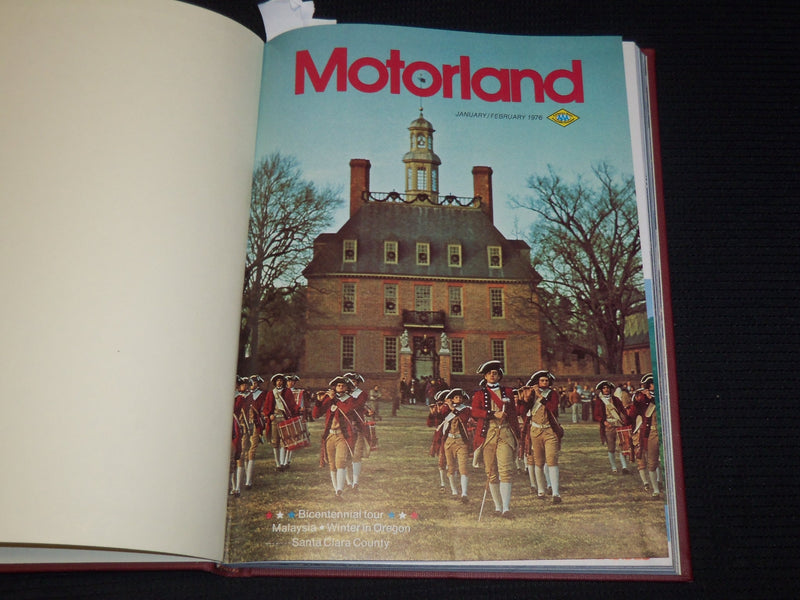 1976 JANUARY-DECEMBER THE MOTOR LAND MAGAZINE BOUND VOLUME - 6 ISSUES - KD 704Y