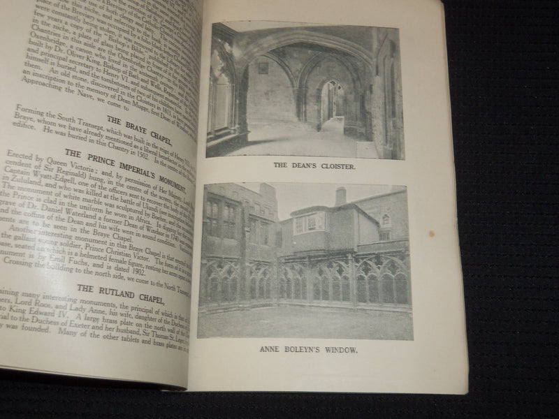 1920 OXLEY'S SIX PENNY GUIDE TO WINDSOR BOOK - ILLUSTRATED - J 9536