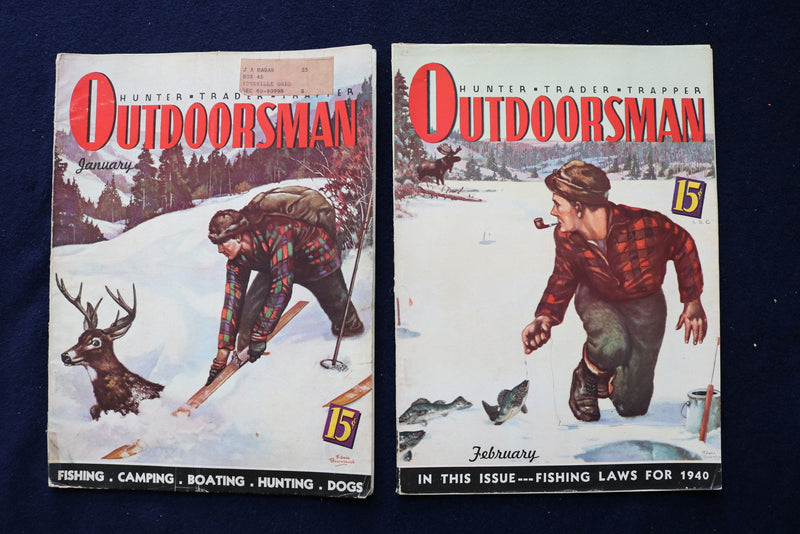 1940 OUTDOORSMAN MAGAZINE - LOT OF 11 - O 3586