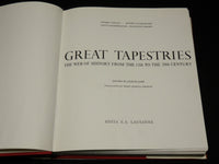 1965 GREAT TAPESTRIES HISTORY 12TH TO 20TH CENTURY BOOK BY JOSEPH JOBE - R 715Q