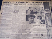1941 AUGUST 28 CLEVELAND NEWS NEWSPAPER - HITLER NOTIFIES TURKS OF WAR - NT 7419