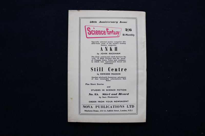 1961 DECEMBER NEW WORLDS SOFTCOVER DIGEST MAGAZINE- VOLUME 38, NUMBER 113- K 446