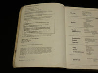 1983 AUDI 5000 FACTORY REPAIR MANUAL 1977-1983 - STANDARD & TURBOCHARGED- R 720D