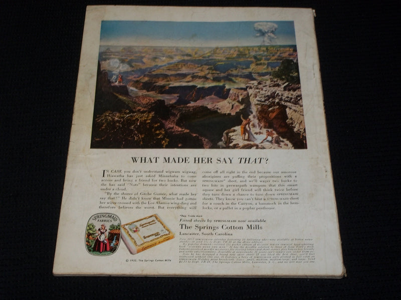 1952 AUGUST TRUE MAGAZINE - THE MAN'S ISSUE FRONT COVER - E 3840