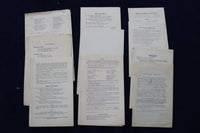 1905-1928 NEW HAVEN CHURCH PROGRAMS - LOT OF 10 - K 1542