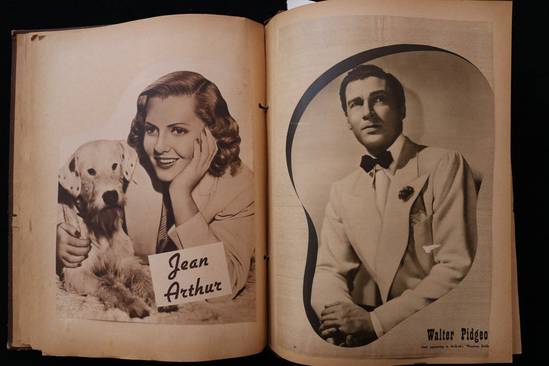 1930'S MOVIE STARS SCRAPBOOK - BETTE DAVIS - GARY COOPER - E 24876