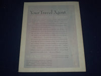 1940 JANUARY THE TRAVEL MAGAZINE - MIDWINTER ON EMERALD BEACH COVER - J 1384
