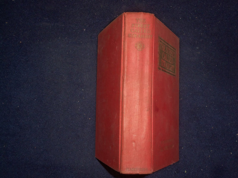 1912 THE STREET CALLED STRAIGHT HARDCOVER BOOK ILLUSTRATED BY O. LOWELL- KD 9065