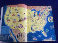 1947 MAY SPORT MAGAZINE - RACING ROUNUP - BASEBALL MAP OF THE U.S.A. - ST 7209