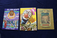 1970'S-1990'S HUGE CIRCUS PROGRAMS - LOT OF 45 - O 3506