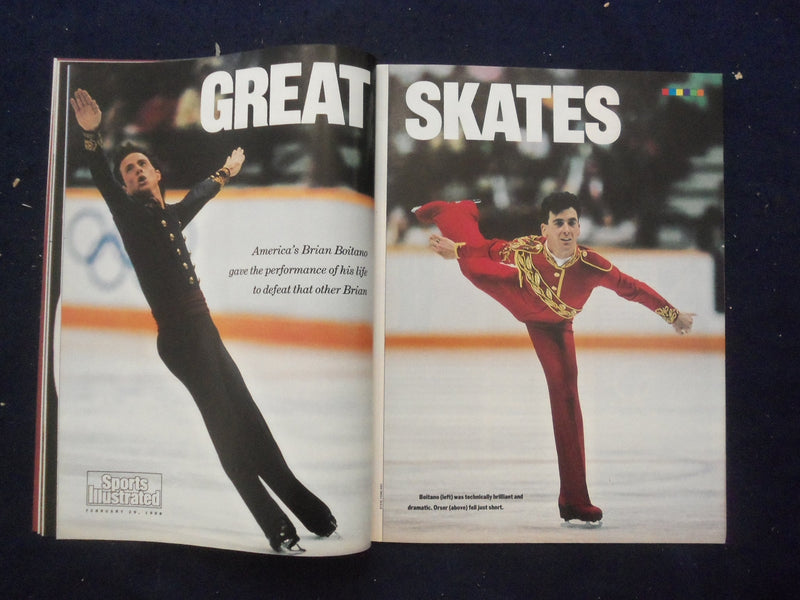 1988 FEBRUARY 29 SPORTS ILLUSTRATED MAGAZINE - BRIAN BOITANO COVER - ST 1952F