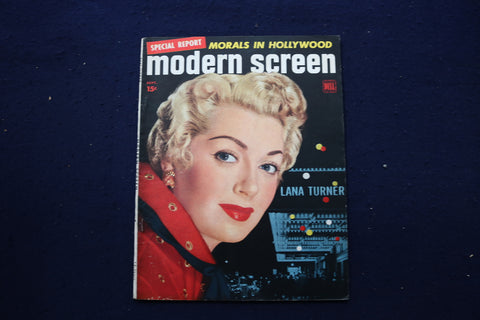 1950 SEPTEMBER MODERN SCREEN MAGAZINE - LANA TURNER COVER - E 17299