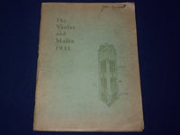 1931 THE VIOLET & MAIZE CHICAGO CHRISTIAN HIGH SCHOOL YEARBOOK - PHOTOS - YB 545