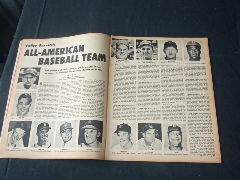 1953 OCT THE NATIONAL POLICE GAZETTE MAGAZINE - ETHEL & JULIUS ROSENBERG -B 5656