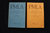 1949-1951 PUBLICATIONS OF THE MODERN LANGUAGE ASSOC. OF AMERICA-LOT OF 5-O 3414
