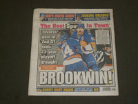 2016 APRIL 25 NEW YORK POST NEWSPAPER-NY ISLANDERS WON PLAYOFF SERIES IN 23 YRS