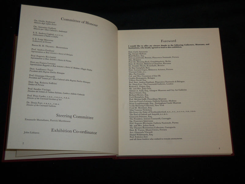 1984 MATTHIESEN FINE ART HARDCOVER BOOK - BORSO EXHIBITION - R 707I
