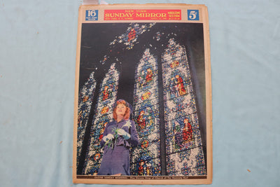 1943 APRIL 25 SUNDAY MIRROR NEWSPAPER MAGAZINE SECTION - RISE STEVENS - NP 9096