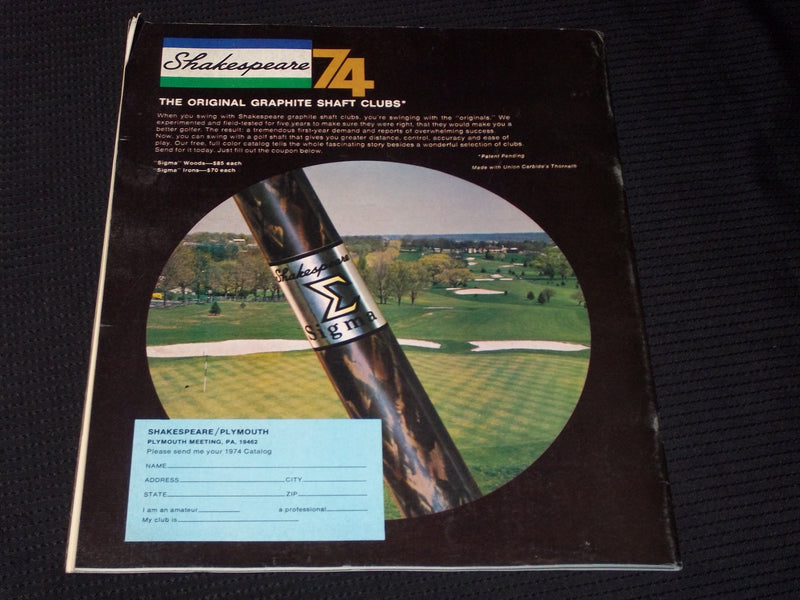 1974 JANUARY 18 GOLF WORLD NEWSWEEKLY MAGAZINE - JOHNNY MILLER - E 6156