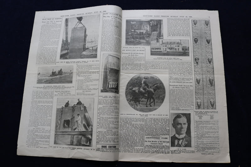 1906 JULY 22 NEW-YORK TRIBUNE PHOTO SECTION - GRAVESEND BAY - NP 8887
