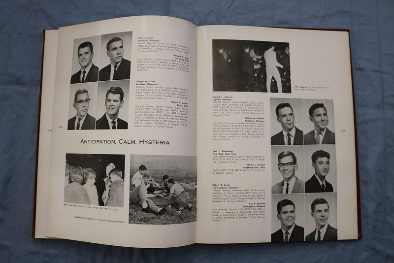 1963 KNIGHT CAMPION JESUIT HIGH SCHOOL YEARBOOK - PRAIRIE DU CHIEN, WI - YB 3402