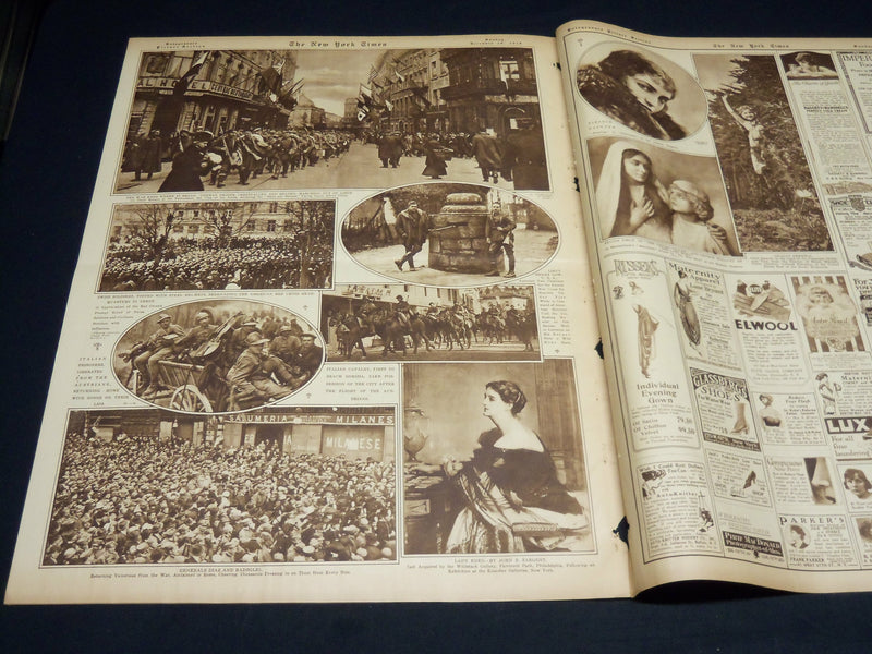 1918 DECEMBER 29 NEW YORK TIMES PICTURE SECTION - WILSON IN PARIS - NT 8815