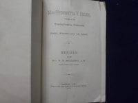 1885 HENRIETTA HICKS FUNERAL SERMON SOFTCOVER BOOKLET-TRANSYLVANIA INST. - K 224