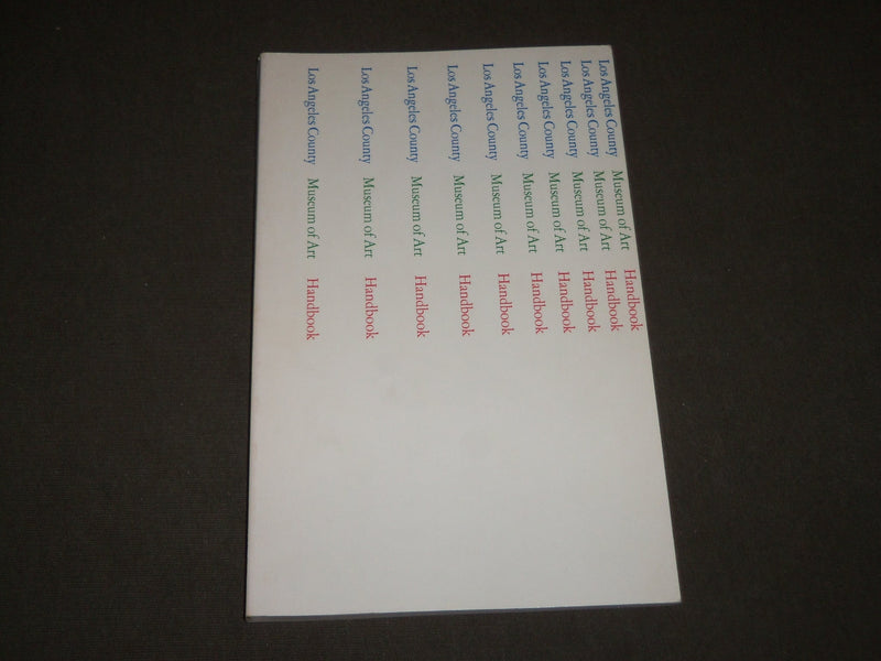 1977 LOS ANGELES COUNTY MUSEUM OF ART HANDBOOK - NICE PRINTS - KD 5114