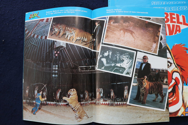 1988-1989 SUPERCIRCUS EMBELL RIVA CIRCUS PROGRAMS - LOT OF 6 - O 3531