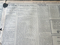 1925 SEPTEMBER 27 NEW YORK TIMES - DIVER FINDS TORN HULL OF SUNKEN S-51- NT 7200