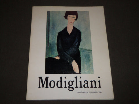 1971 MODIGLIANI LOAN EXHIBITION ACQUAVELLA GALLERIES ART CATALOG - KD 5072