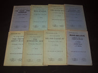 1920'S FRENCH'S ACTING EDITION MAGAZINES LOT OF 8 ISSUES - O 3027F