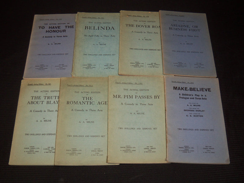 1920'S FRENCH'S ACTING EDITION MAGAZINES LOT OF 8 ISSUES - O 3027F