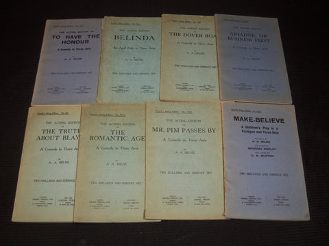1920'S FRENCH'S ACTING EDITION MAGAZINES LOT OF 8 ISSUES - O 3027F