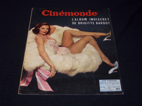 1957 JULY 25 CINEMONDE MAGAZINE - CYD CHARISSE COVER - E 24850