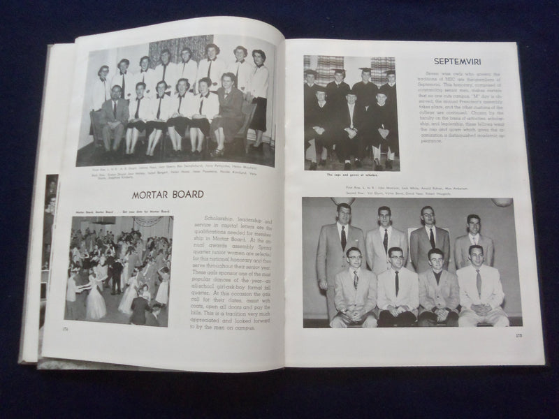 1955 MONTANAN MONTANA STATE UNIVERSITY YEARBOOK - BOZEMAN, MONTANA - YB 3097
