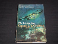 1963 THE LIVING SEA HARDCOVER BOOK BY CAPTAIN J. Y. COUSTEAU - DUGAN - KD 7745